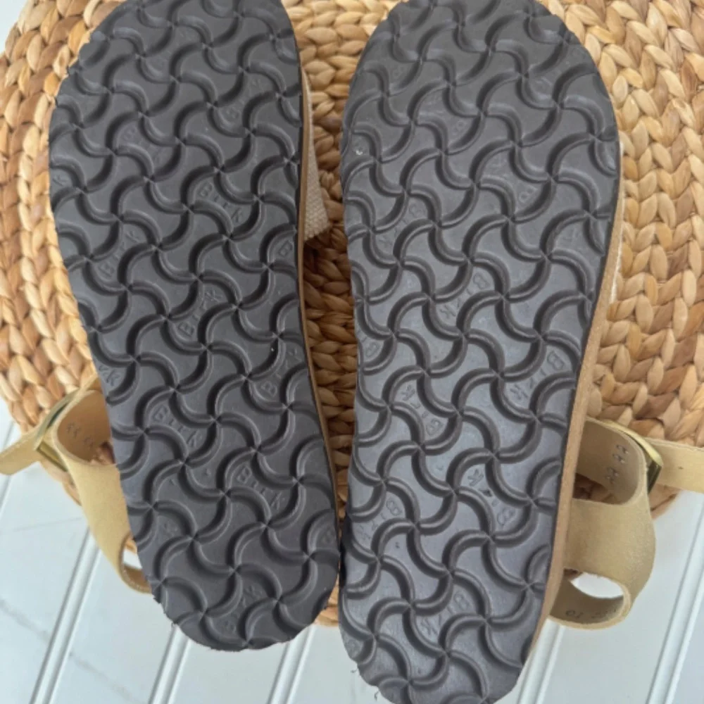 BIRKENSTOCK Papillio Glenda Platform Sandals In Beige NEW 7 - Picture 5 of 10